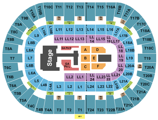 Pechanga Arena Teddy Swims Seating Chart